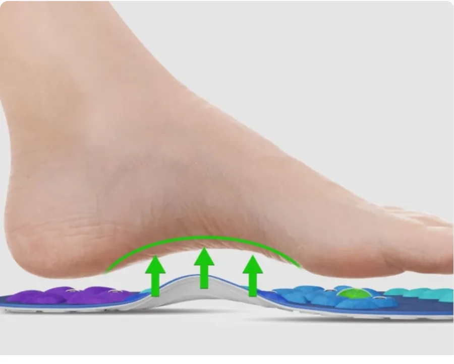 Tired, aching feet that Akusoli insoles are designed to relieve