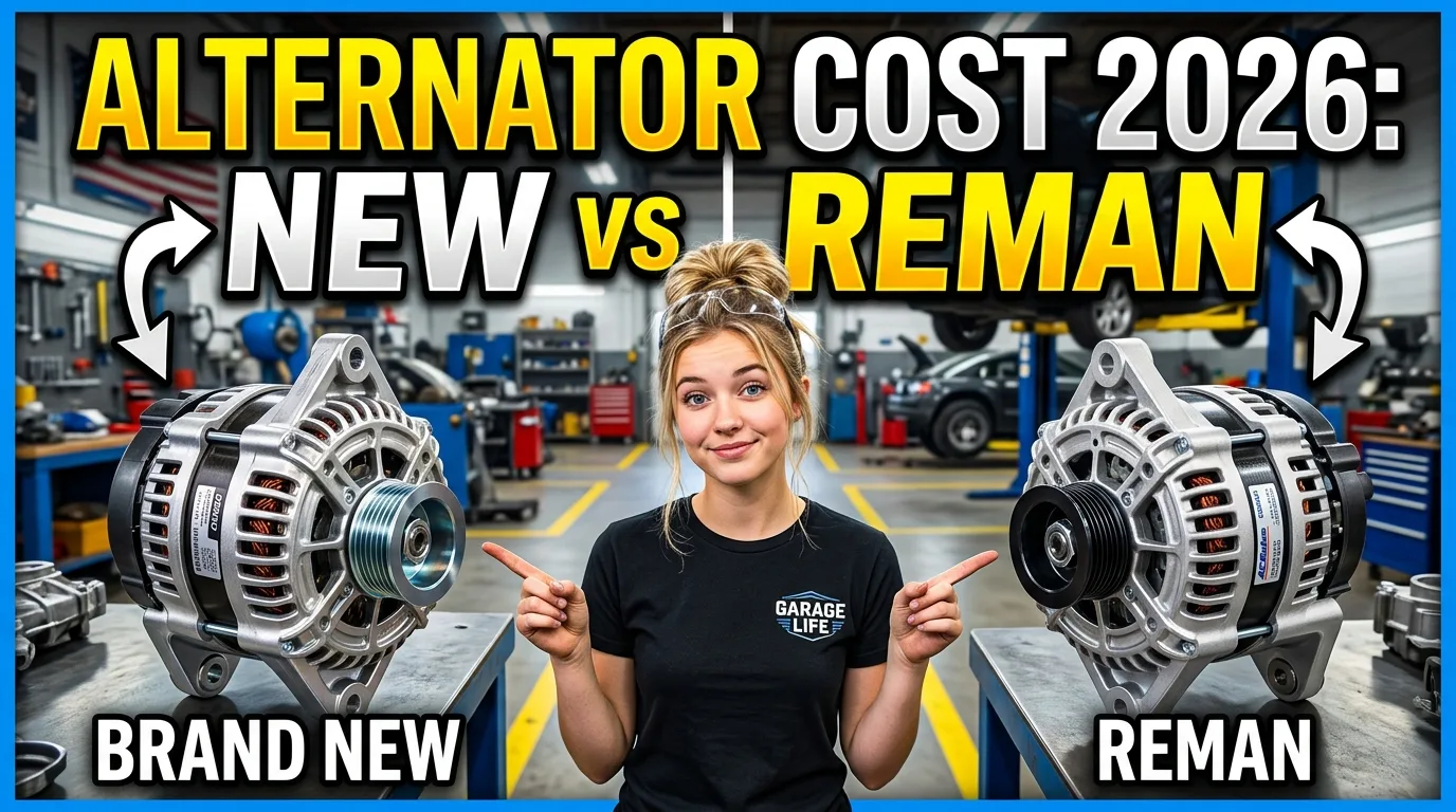 Alternator Replacement Cost in 2026: New vs Remanufactured — alternator replacement cost | GearPuff