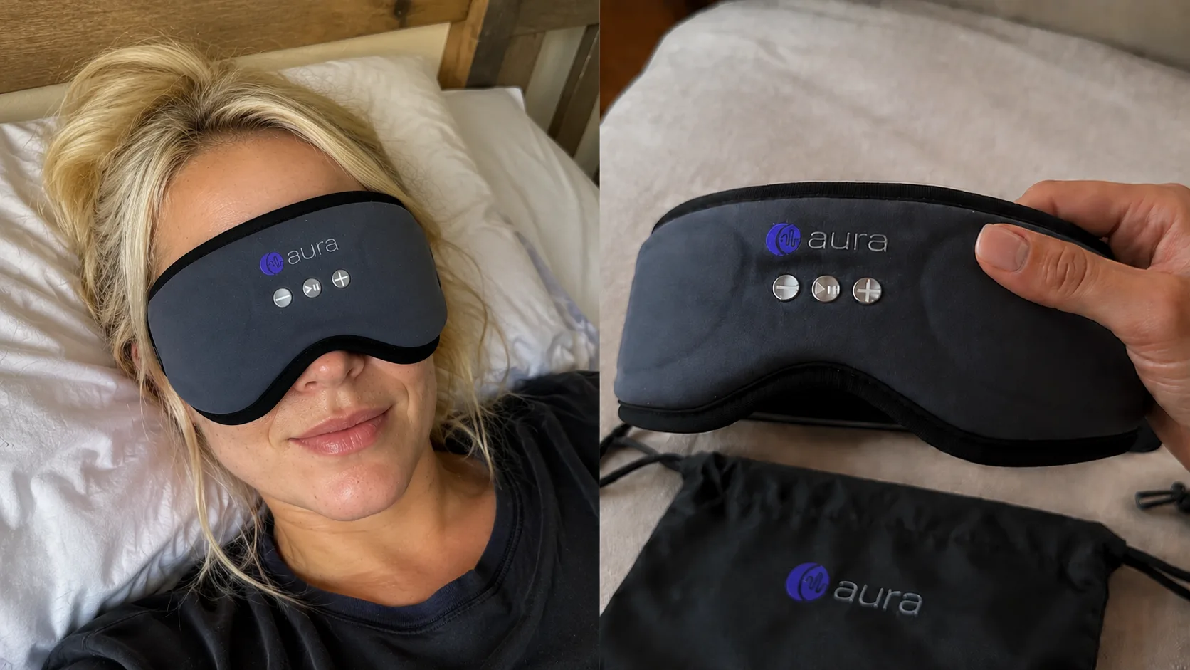 Aura Sleep Mask Review: 3 Weeks of Side-Sleeper Testing — aura sleep mask | GearPuff