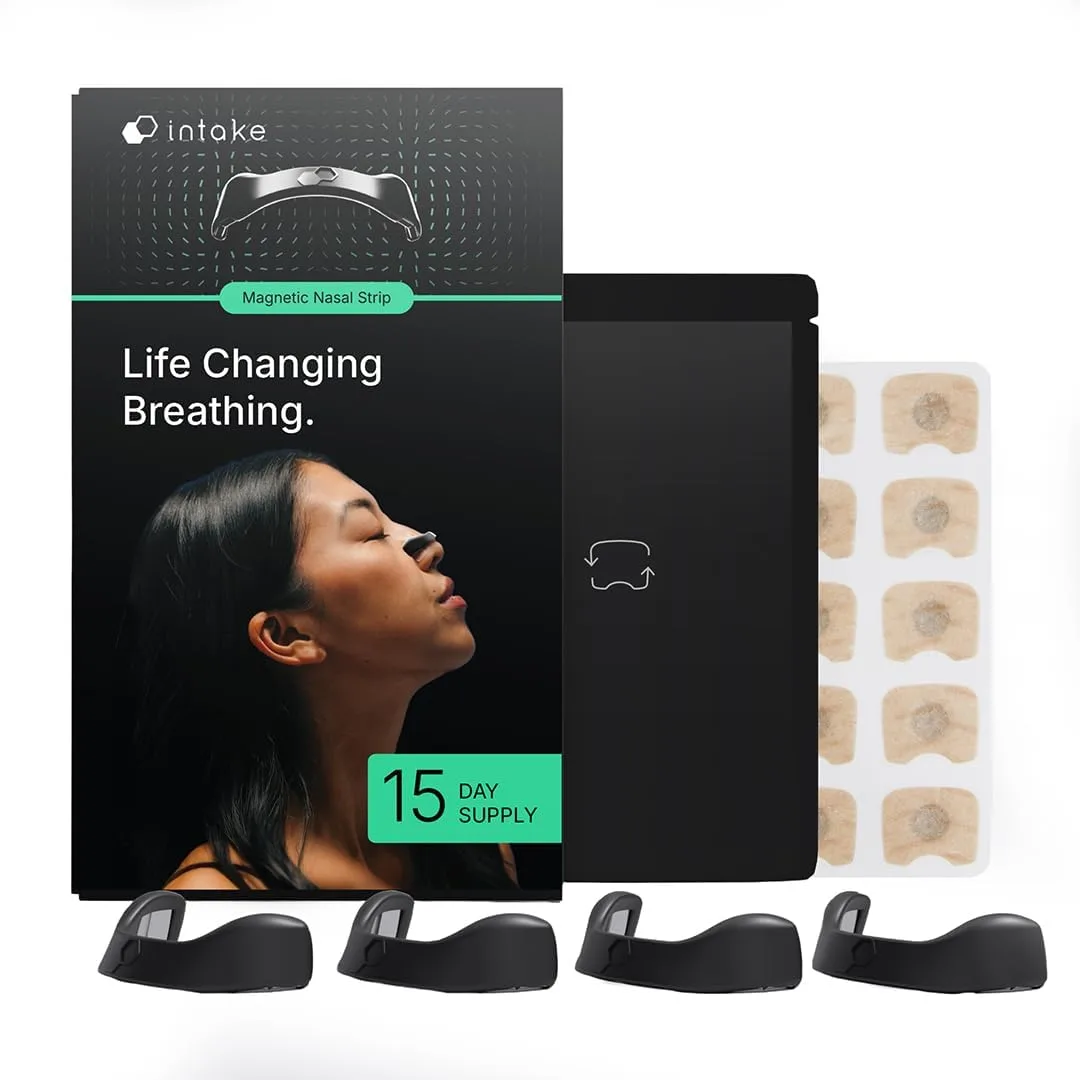 Intake Breathing magnetic nasal strip starter kit