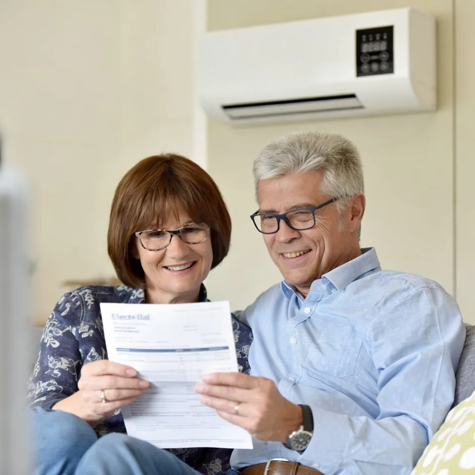 BlizzAir energy savings comparison showing lower electricity bills versus traditional AC