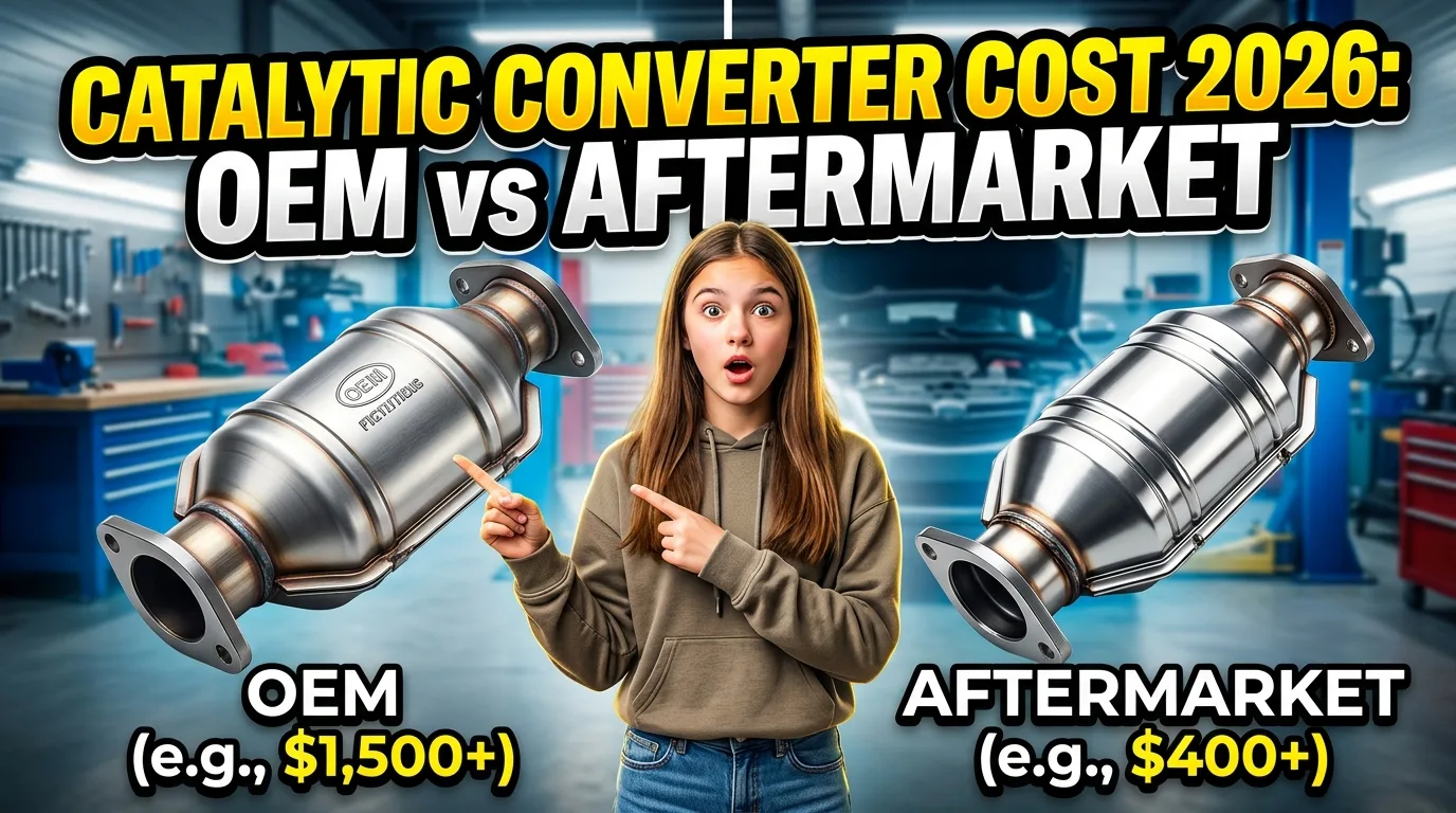 Catalytic Converter Replacement Cost in 2026: OEM vs Aftermarket — catalytic converter replacement cost | GearPuff
