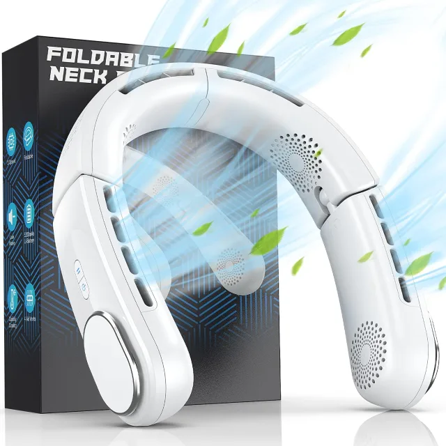 ChillGo foldable neck fan band design