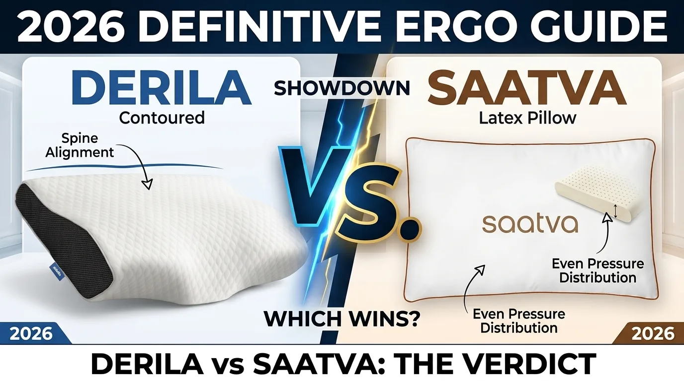 Derila vs Saatva Latex Pillow: Which Ergonomic Pillow Wins in 2026? — derila vs saatva | GearPuff