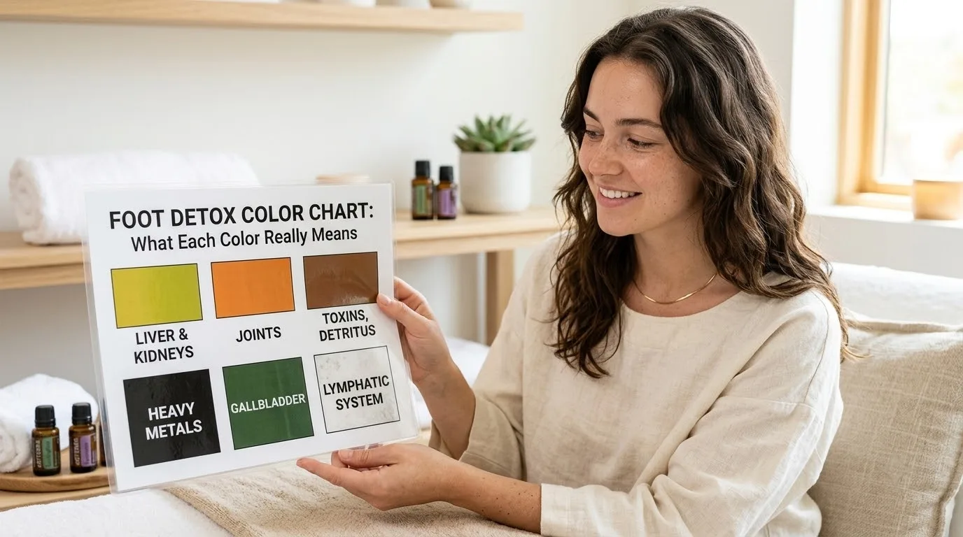 Foot Detox Color Chart: What Each Color Really Means — foot detox color chart | GearPuff