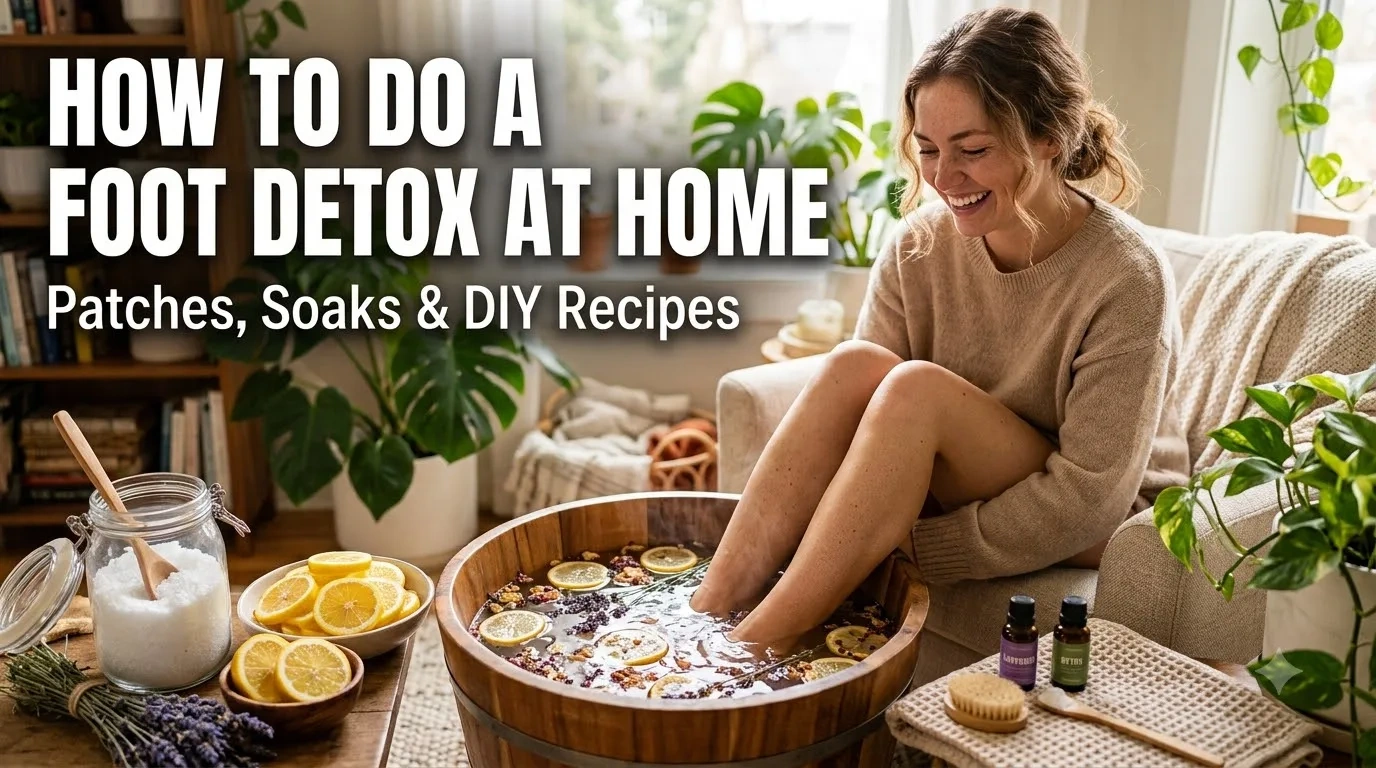How to Do a Foot Detox at Home: Patches, Soaks & DIY Recipes — foot detox at home | GearPuff