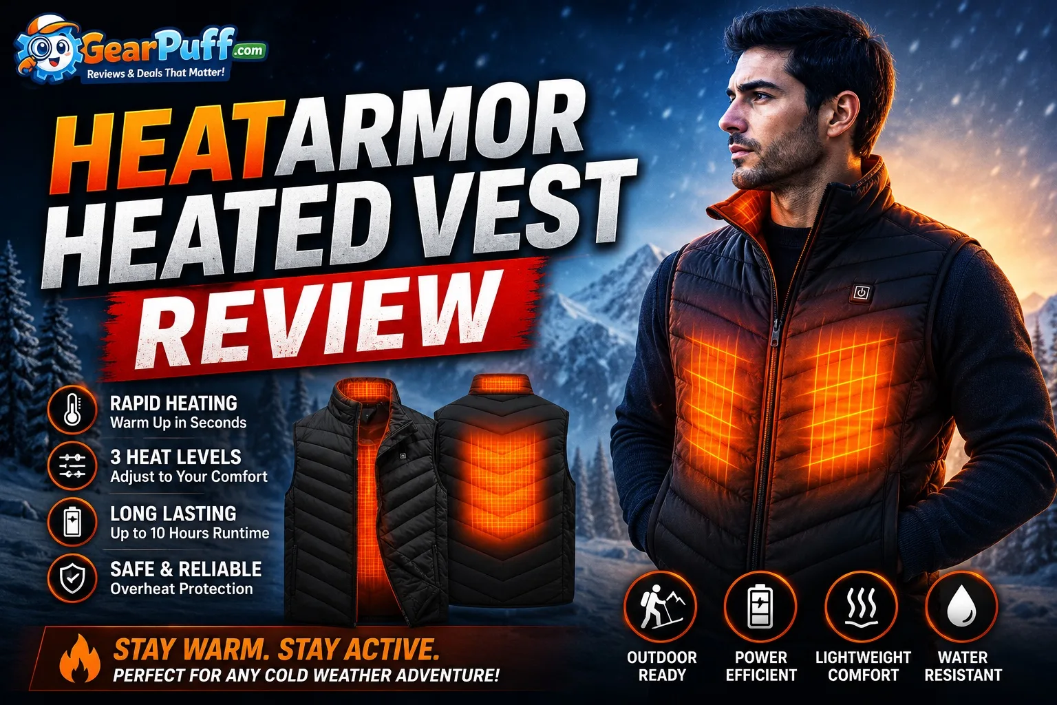 HeatArmor Heated Vest Review — heatarmor heated vest review | GearPuff
