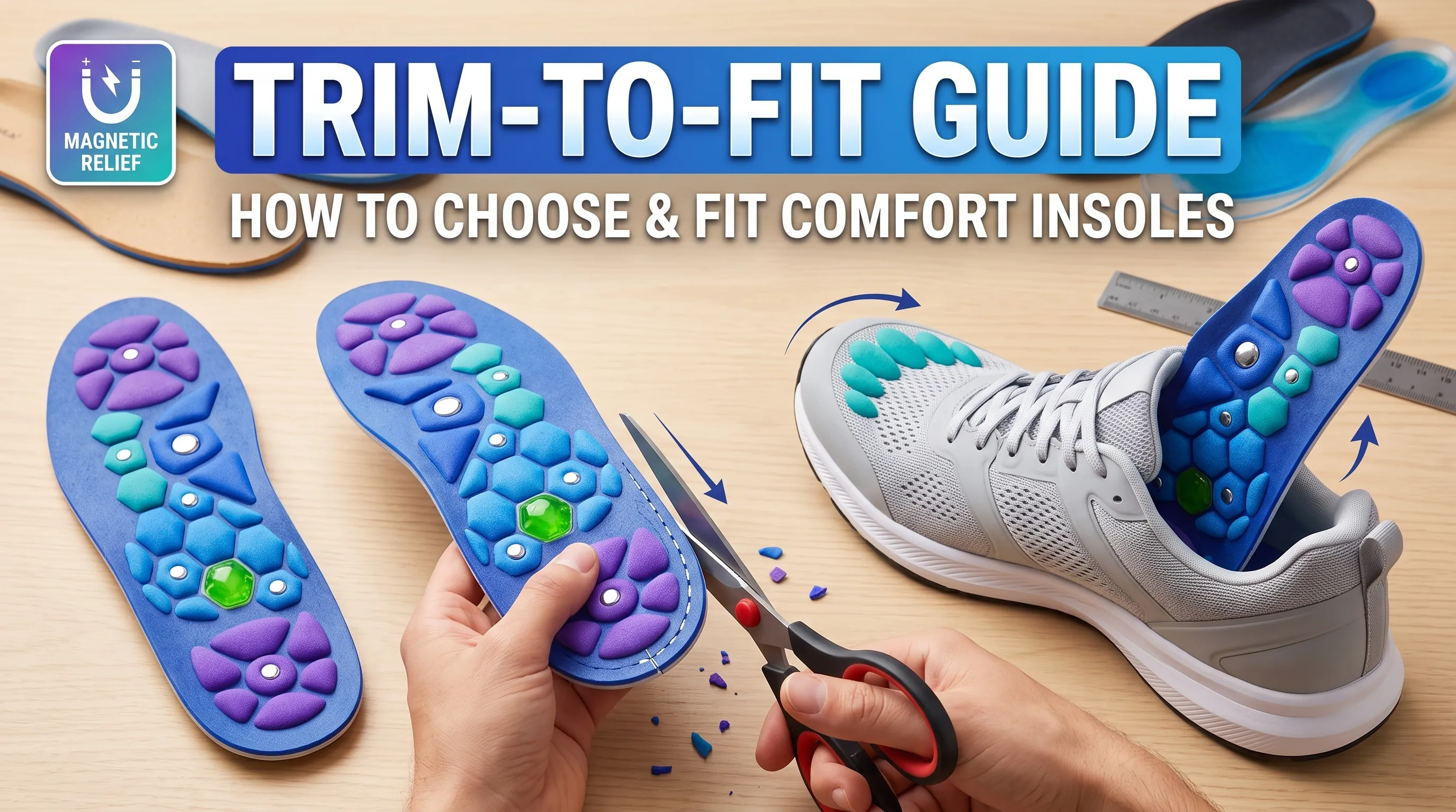 How to Choose and Fit Comfort Insoles (Trim-to-Fit Guide) — comfort insoles | GearPuff