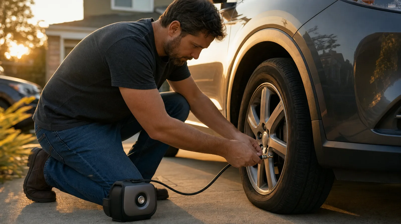 4 Ways to Inflate a Tire Without a Gas Station (Tested) — inflate tire without gas station | GearPuff