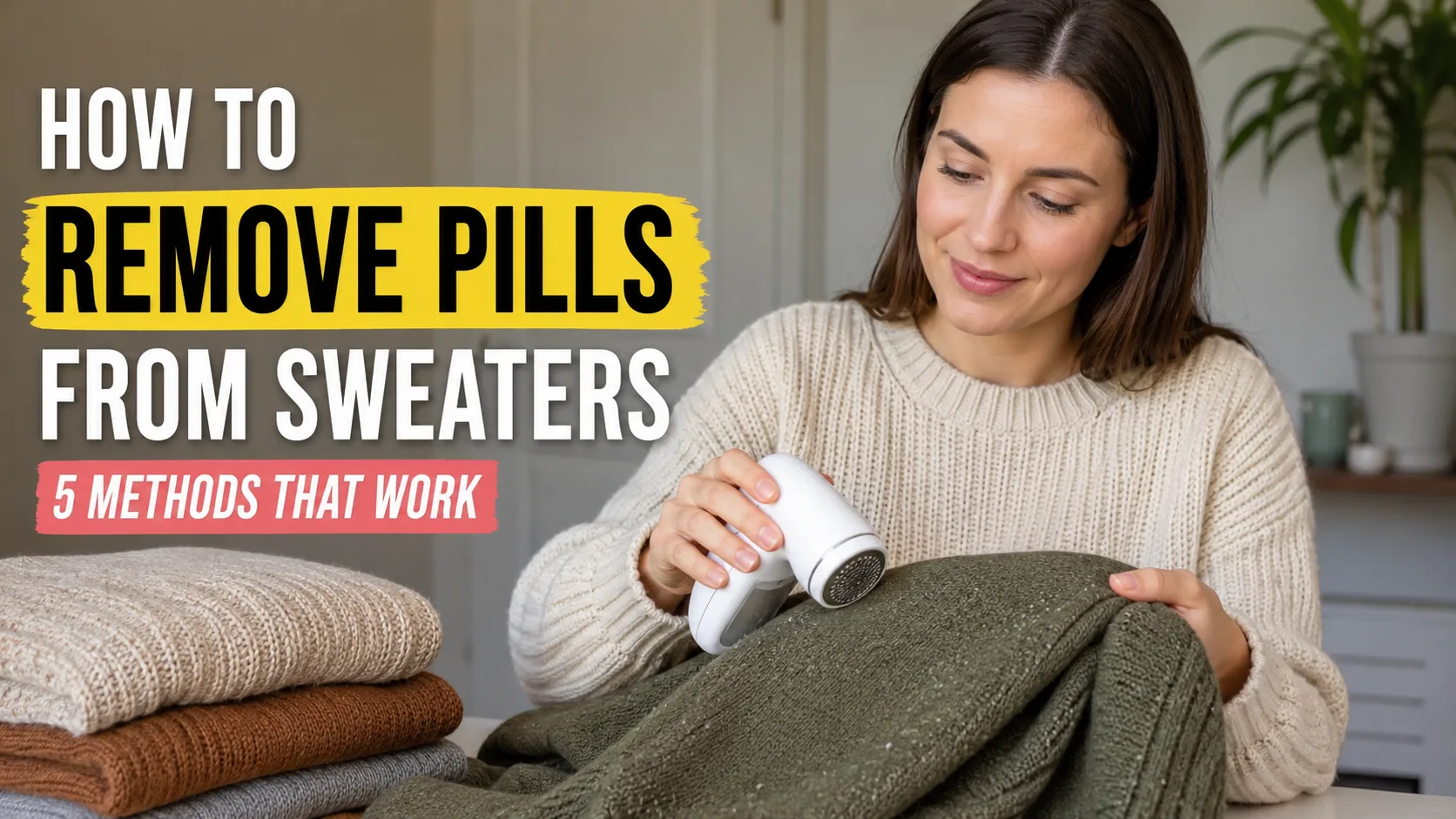How to Remove Pills From Sweaters: 5 Methods That Work — how to remove pills from sweaters | GearPuff
