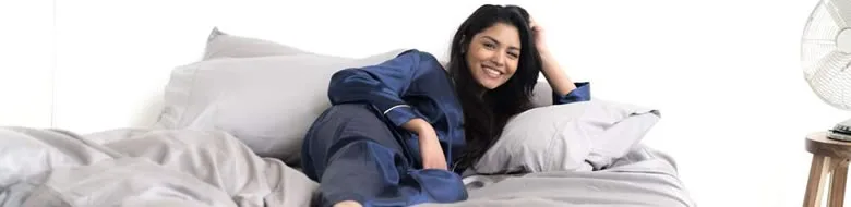 Miracle sheets lifestyle look on a made bed
