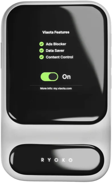 Ryoko portable WiFi hotspot device and accessories